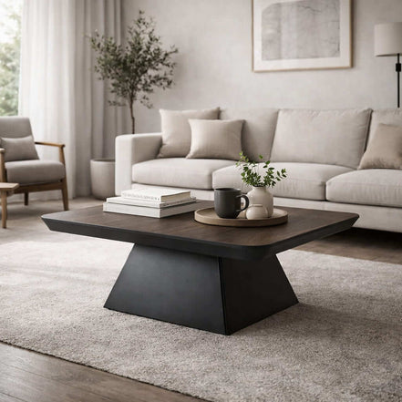 Rustic Walnut Coffee Table