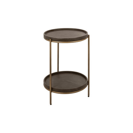 Saddle Leather Table