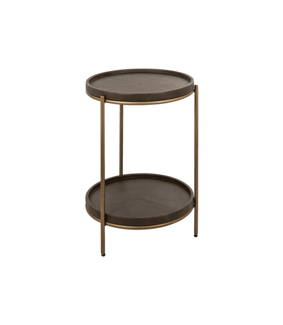 Saddle Leather Table