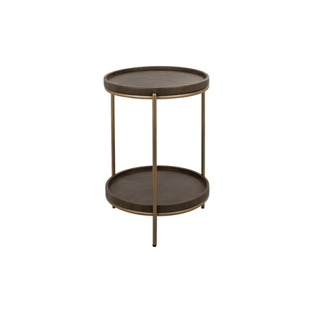 Saddle Leather Table