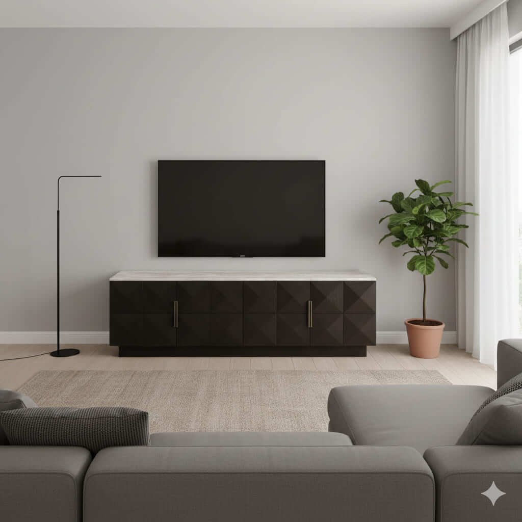 Sienna Stone TV Cabinet