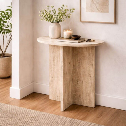 Sienna Travertine Table