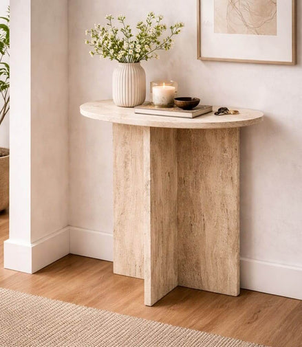 Sienna Travertine Table
