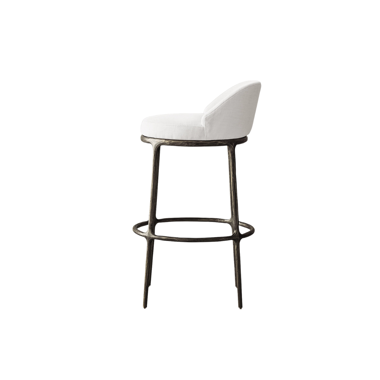 Snowfall White Bar Chair