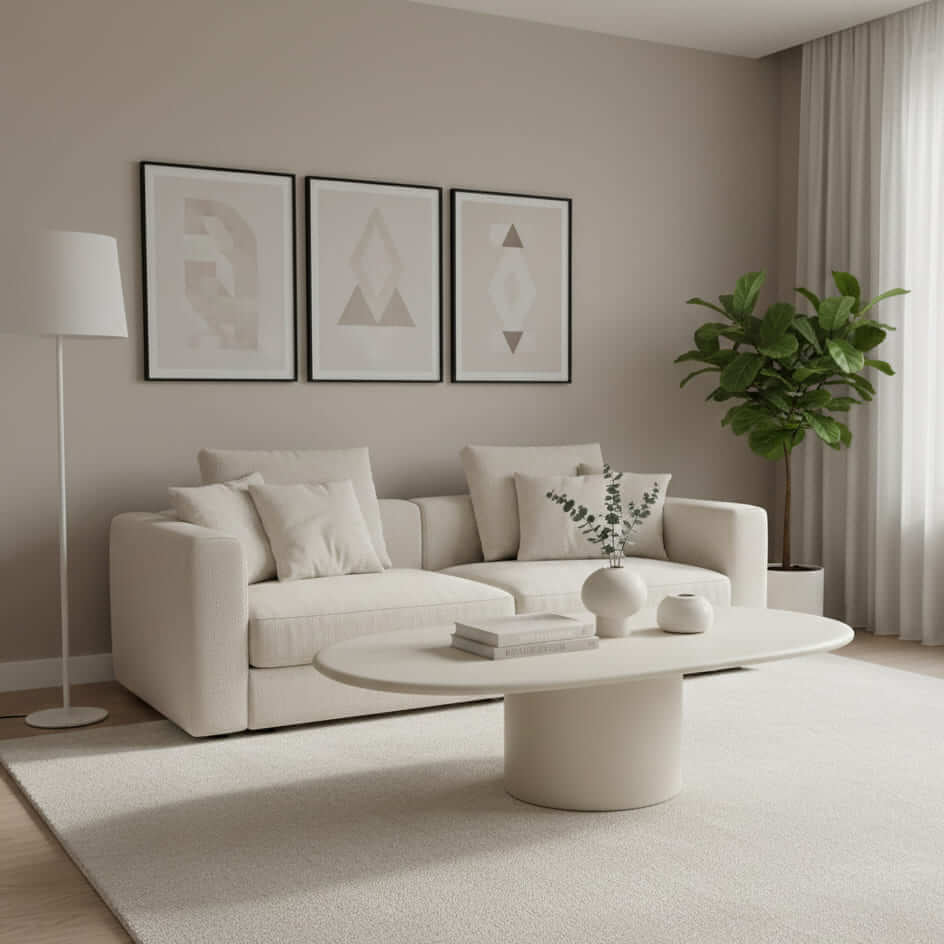 Softstone Beige Coffee Table