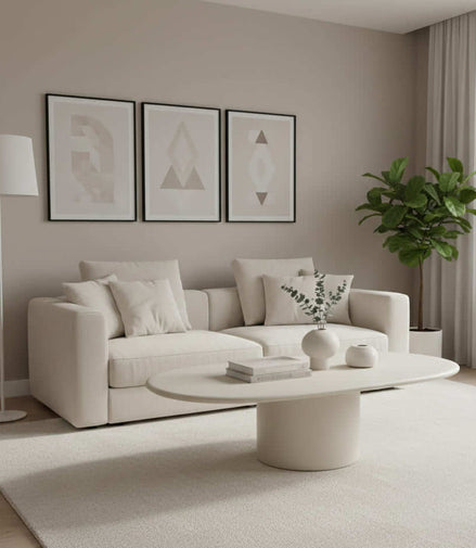 Softstone Beige Coffee Table