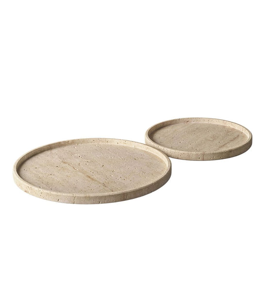 Travertine Canvas Tray