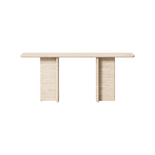Travertine Classica Console Table
