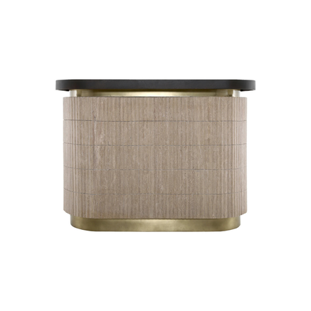 Travertine Crest Bar Cabinet