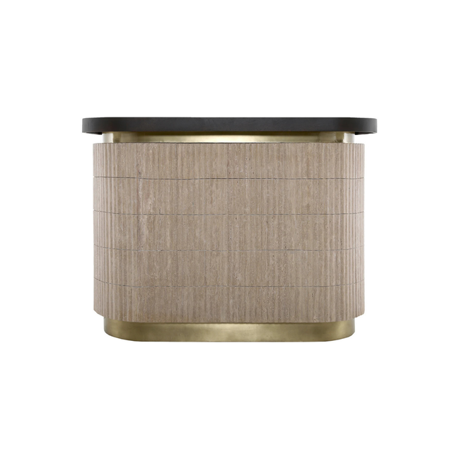 Travertine Crest Bar Cabinet