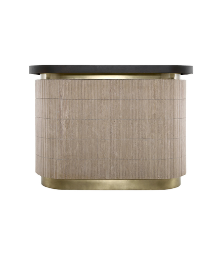 Travertine Crest Bar Cabinet