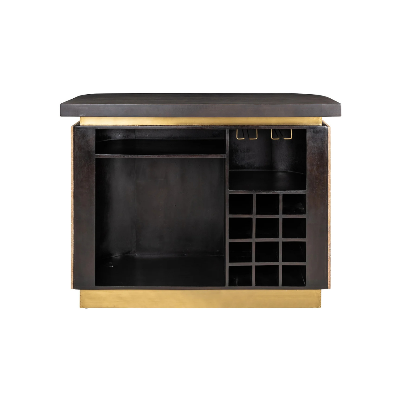 Travertine Crest Bar Cabinet