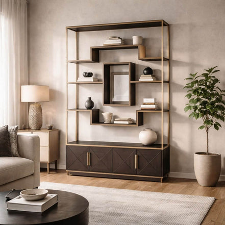 Travertine Heritage Bookshelf