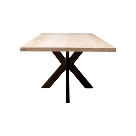 Travertine Opus Dining Table