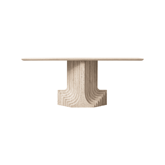 Travertine Signature Console Table