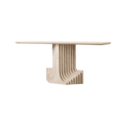 Travertine Signature Console Table