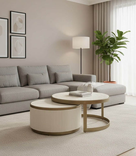 Traviere Beige Classic Coffee Table