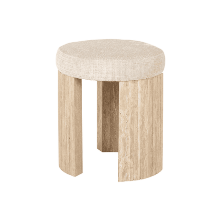 Traviere Marble Ottoman