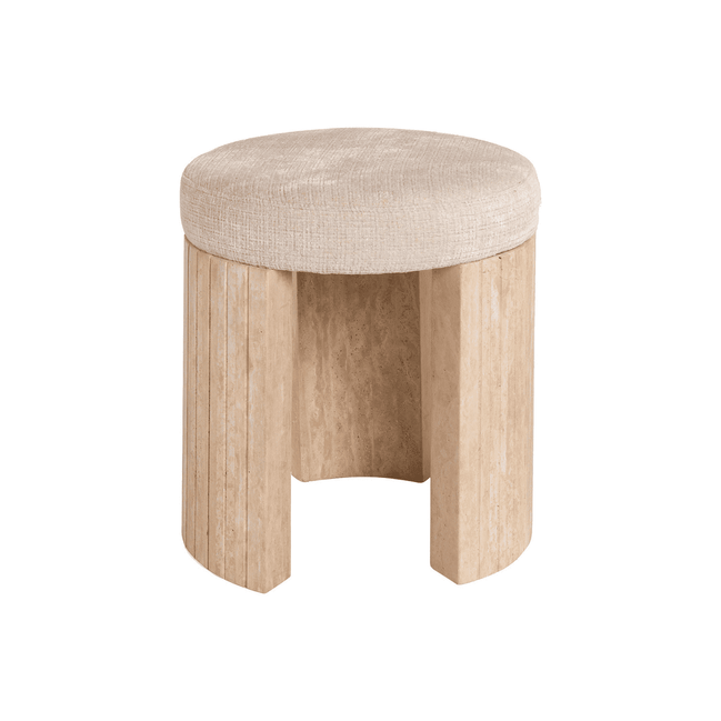 Traviere Marble Ottoman