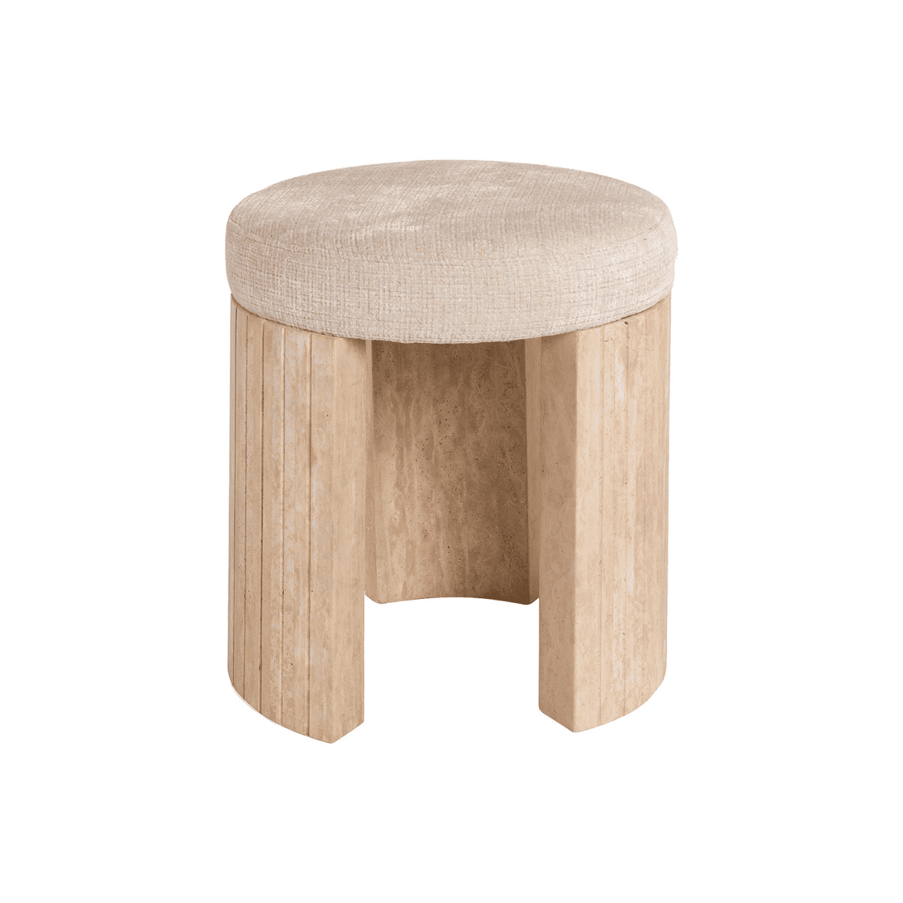 Traviere Marble Ottoman