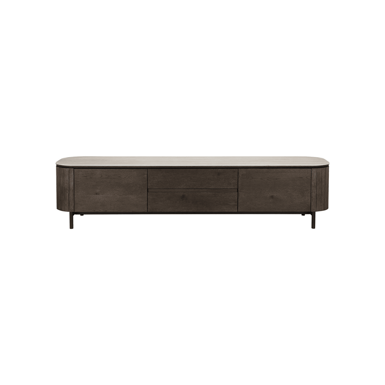 Traviere Walnut TV Cabinet
