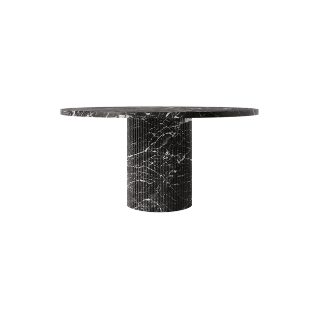 Udaipur Noir Round Dining Table