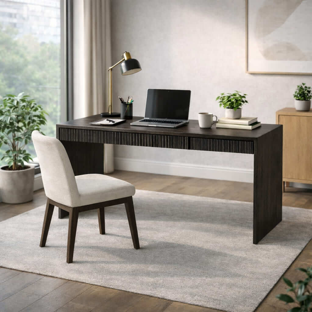 Vintage Brown Office Desk
