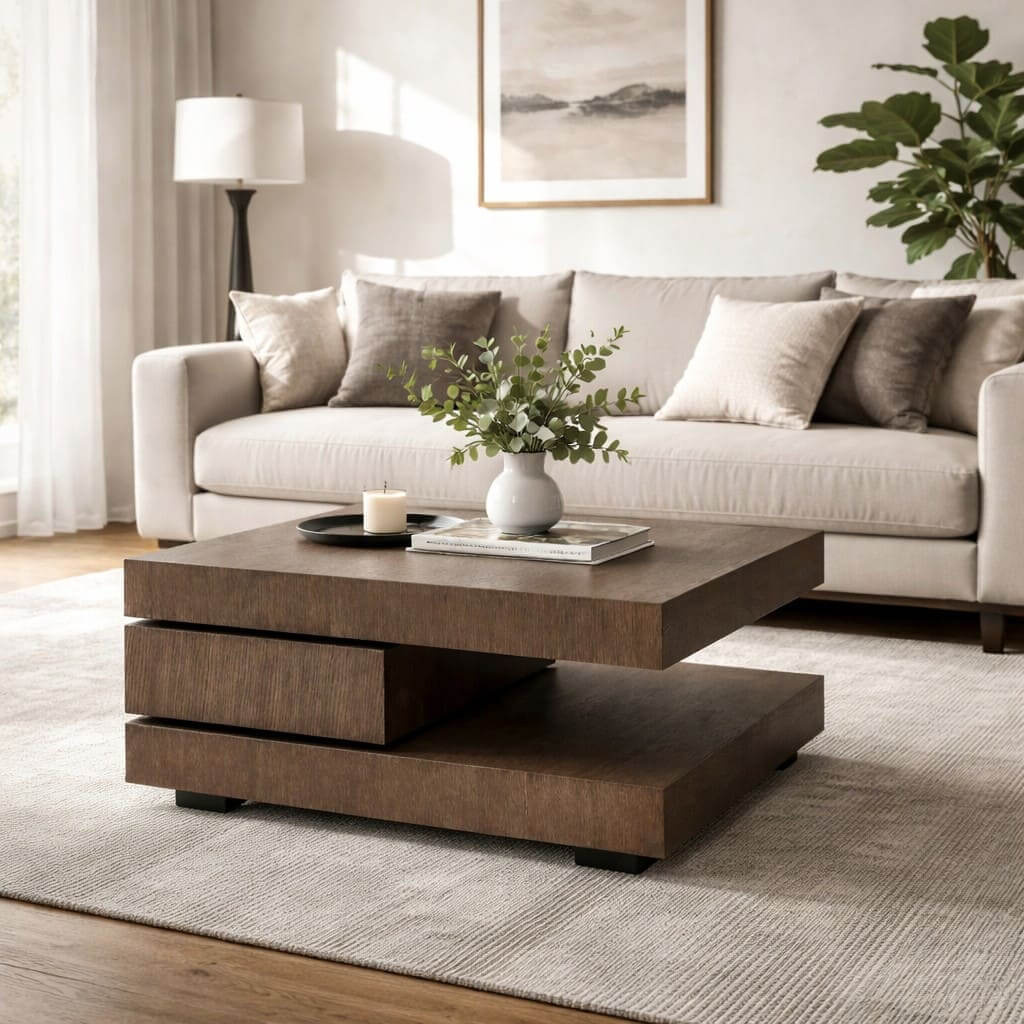 Walnut Classic Coffee Table