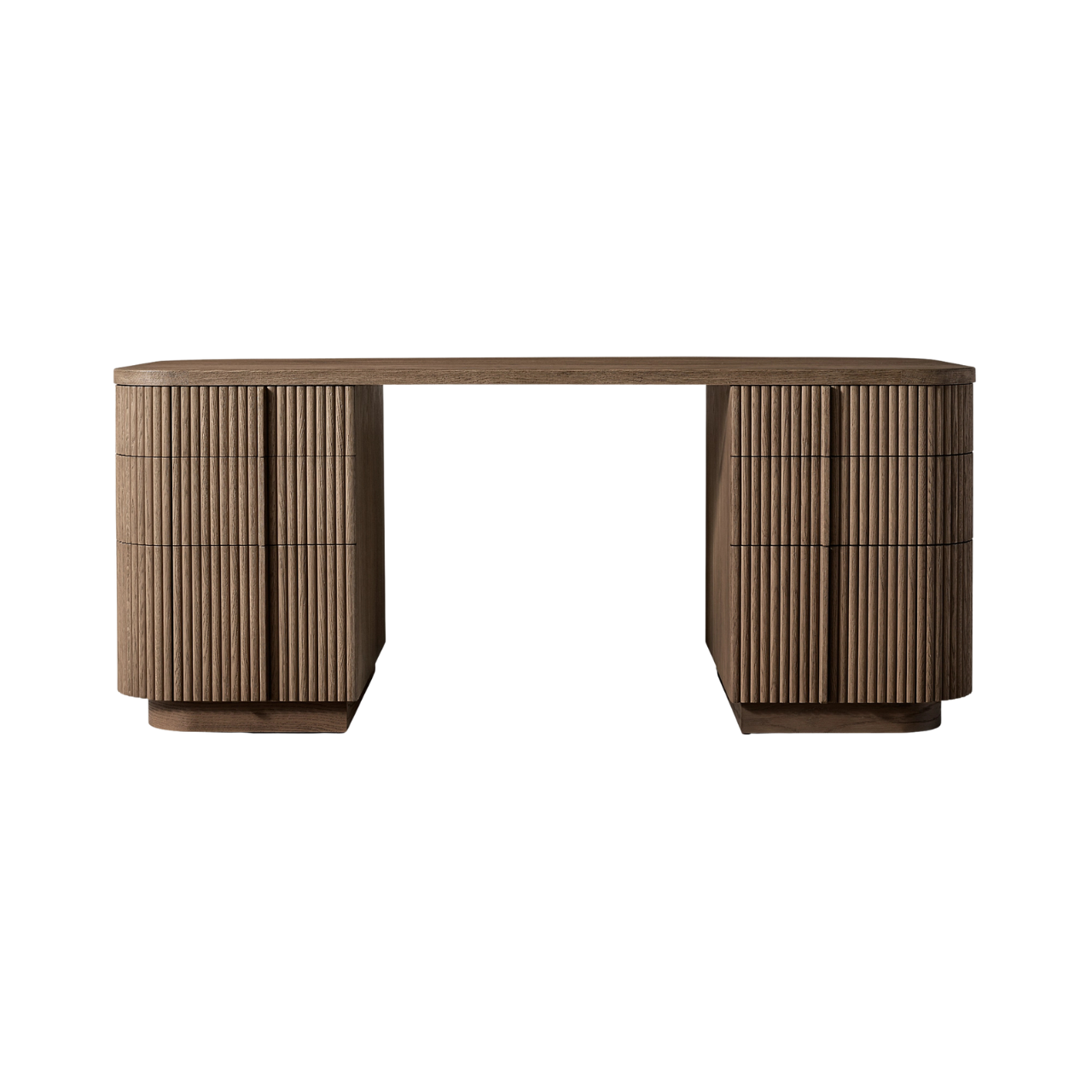 Walnut Crest Office Desk