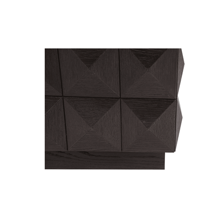 Walnut Crest Travertine Coffee Table