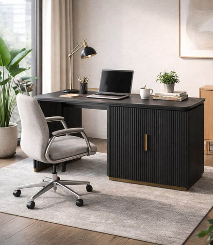 Walnut Luxe Office Desk