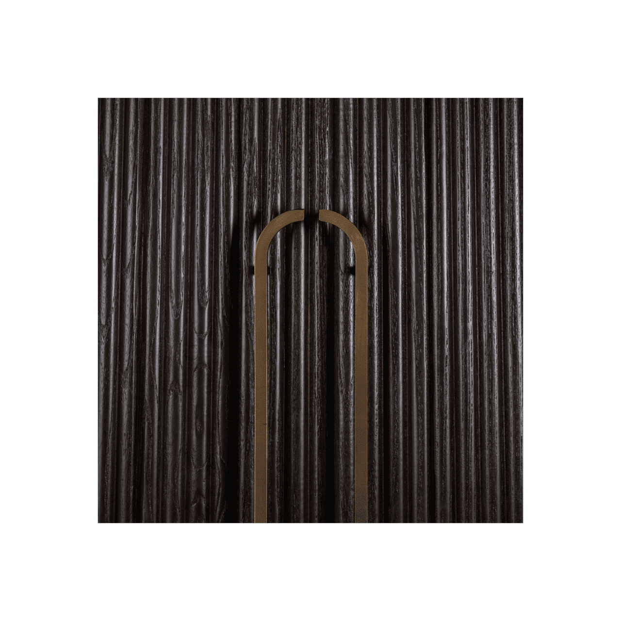 Walnut Charm Glass Cabinet