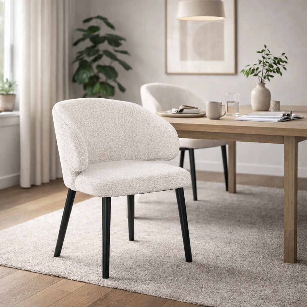 White Opulence Dining Chair
